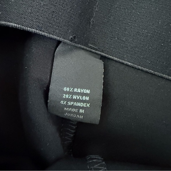 Investments Black Split Hem Women's Pants - Picture 6 of 7